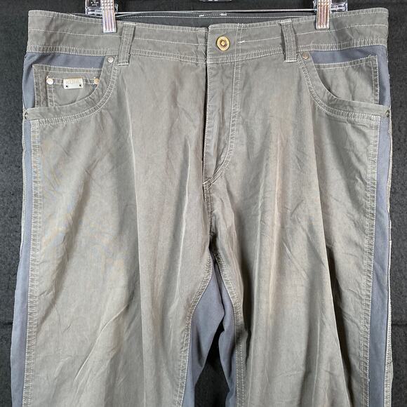 Kuhl Mens Pants Green Patent Pending Straight Leg Hiking Outdoor Stretch 38x32 - Picture 2 of 16